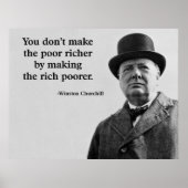 Winston Churchill Poster (Voorkant)