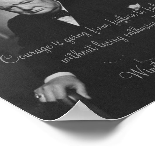 Winston Churchill Poster (Hoek)