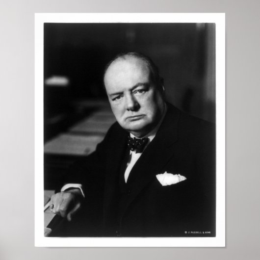 Winston Churchill Poster (Voorkant)