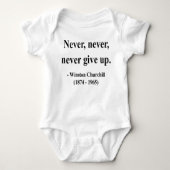 Winston Churchill Quote 1a Romper (Voorkant)