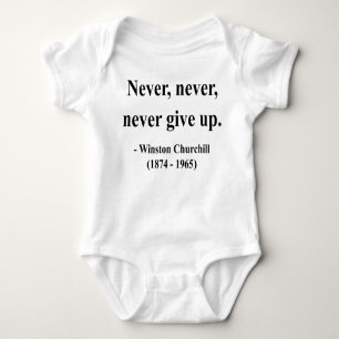 Winston Churchill Quote 1a Romper