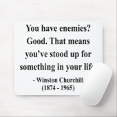 Winston Churchill Quote 3a Muismat (Met muis)