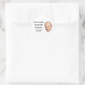 Winston Churchill Quote 4b Ronde Sticker (Tas)
