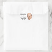 Winston Churchill Quote 5b Ronde Sticker (Tas)
