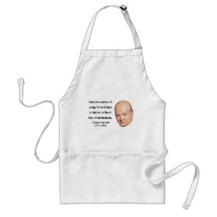 Winston Churchill Quote 5b Standaard Schort