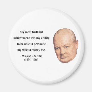 Winston Churchill Quote 6b Magneet