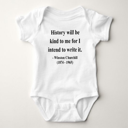Winston Churchill Quote 7a Romper (Voorkant)