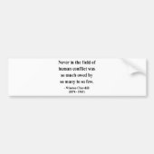 Winston Churchill Quote 8a Bumpersticker (Voorkant)