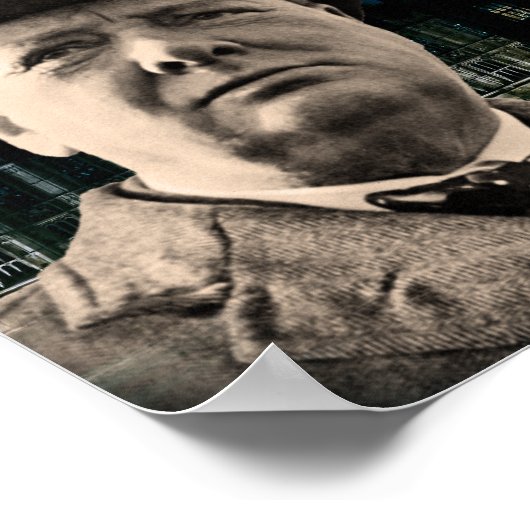 Winston Churchill Quote On Courage Poster (Hoek)