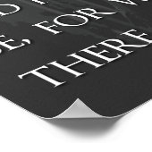 Winston Churchill Quote - Overwinning Poster (Hoek)