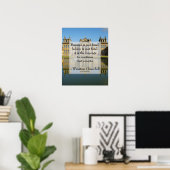 Winston Churchill Quote; Success Blenheim Palace Poster (Thuiskantoor)