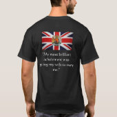 WINSTON CHURCHILL QUOTE T-SHIRT (Achterkant)