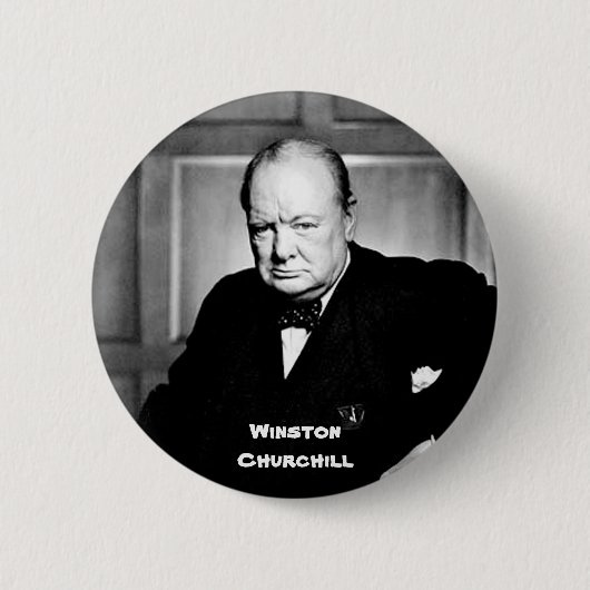 Winston Churchill Ronde Button 5,7 Cm (Voorkant)