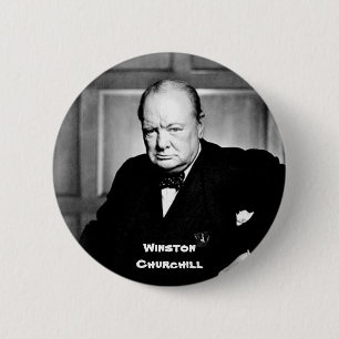 Winston Churchill Ronde Button 5,7 Cm