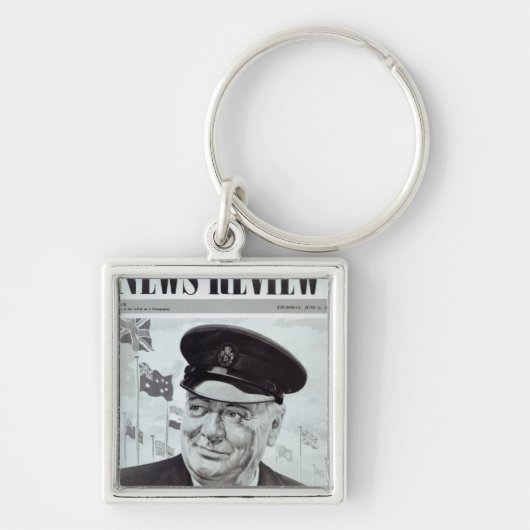 Winston Churchill Sleutelhanger (Voorkant)
