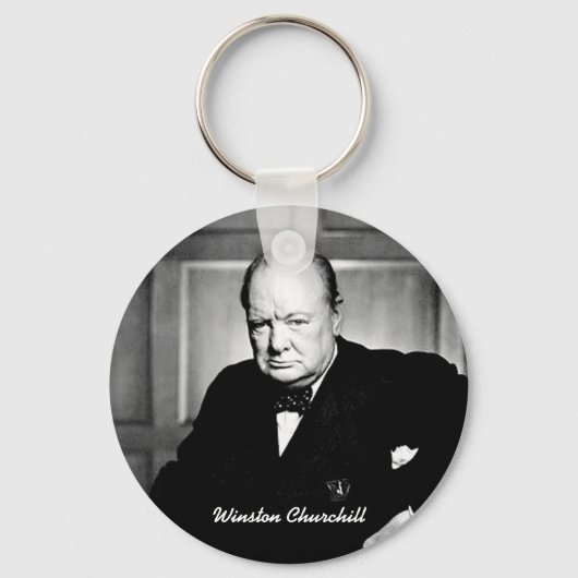 Winston Churchill Sleutelhanger (Voorkant)