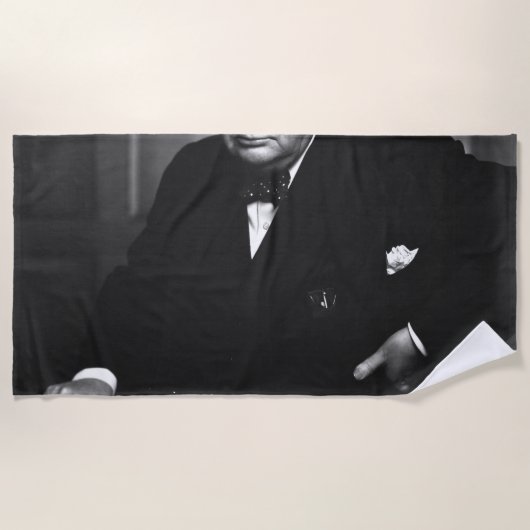 Winston Churchill Strandlaken (Voorkant)
