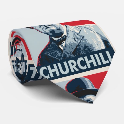 Winston Churchill Stropdas (Opgerold)