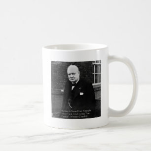 Winston Churchill "Succes is Nooit Definitief" Cad Koffiemok