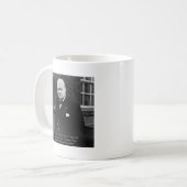 Winston Churchill "Succes nooit definitief" cadeau Koffiemok (Voorkant links)