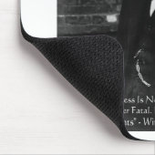 Winston Churchill "Succes nooit definitief" cadeau Muismat (Hoek)