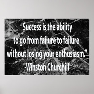 Winston Churchill: Succes Poster