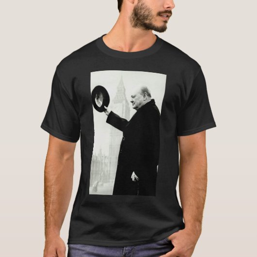 Winston Churchill T-shirt (Voorkant)