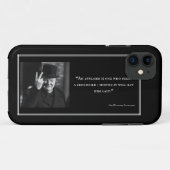 Winston Churchill Telefoon Case - Quote 12 - Zwart (Achterkant (horizontaal))