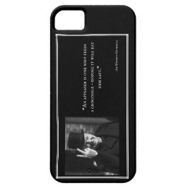 Winston Churchill Telefoon Case - Quote 12 - Zwart