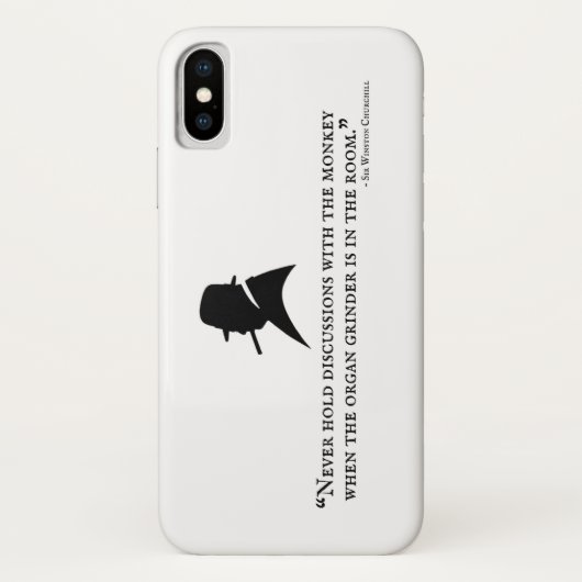 Winston Churchill Telefoonhoesje - Quote 16 Case-Mate iPhone Case (Achterkant)