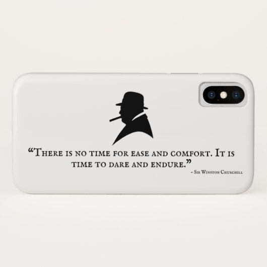 Winston Churchill Telefoonhoesje - Quote 23 Case-Mate iPhone Case (Achterkant (horizontaal))
