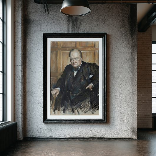 Winston Churchill - The Resolute Statesman Poster