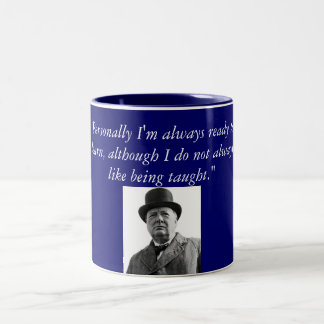 Winston Churchill Tweekleurige Koffiemok