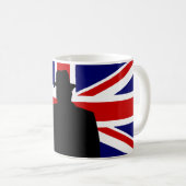 Winston Churchill V voor overwinning Koffiemok (Voorkant rechts)