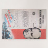 Winston Churchill, Vertegenwoordiger van Brits WW2 Legpuzzel (Horizontaal)