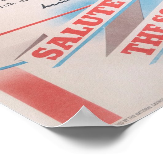 Winston Churchill, Vertegenwoordiger van Brits WW2 Poster (Hoek)