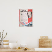 Winston Churchill, Vertegenwoordiger van Brits WW2 Poster (Keuken)