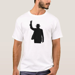 Winston Churchill - Victory Silhouette T-shirt