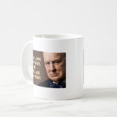 Winston Churchill We maken een leven Koffiemok (Voorkant links)
