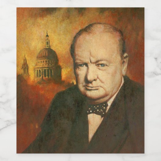  Winston Churchill Wijnlabel Wijn Etiket (Enkel label)