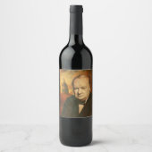  Winston Churchill Wijnlabel Wijn Etiket (Voorkant)