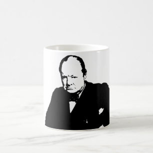 Winston Churchill - Zwart-wit Koffiemok