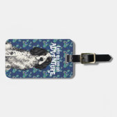 WINSTON Engelse Setter • ArtMuse Journey Serie Bagagelabel (Voorkant horizontaal)