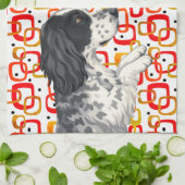 WINSTON Engelse Setter - ArtMuse Keukendoeken Theedoek (Gevouwen)