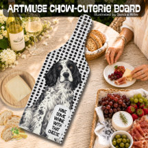 WINSTON English Setter charcuterie bord