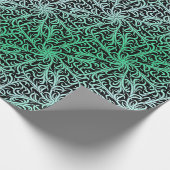 Winston Forest groen en zwart Cadeaupapier (Hoek)