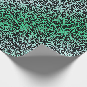 Winston Forest groen en zwart Cadeaupapier