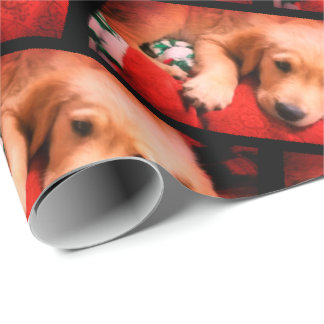 Winston, Kerstmis, Matte Wrapping Paper, 30 x 6 in Cadeaupapier