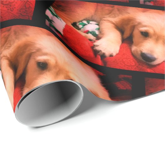 Winston, Kerstmis, Matte Wrapping Paper, 30 x 6 in Cadeaupapier (Rol Hoek)
