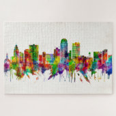 Winston-Salem North Carolina Skyline Legpuzzel (Horizontaal)